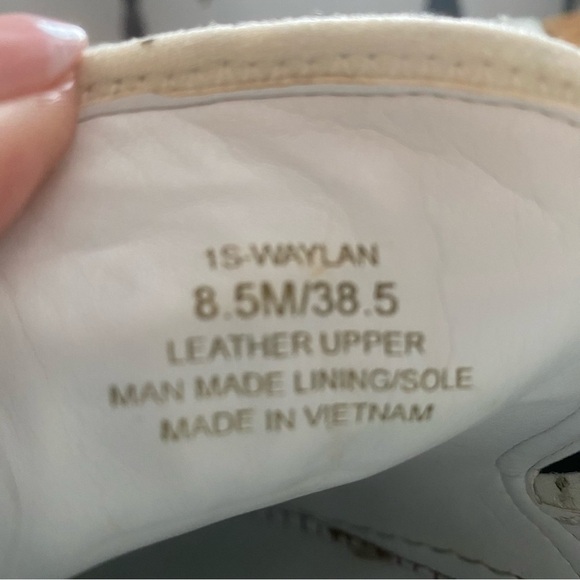 1.State Waylan White Croc Leather Slip On Platform Sneaker Shoes 8.5 - Picture 5 of 11